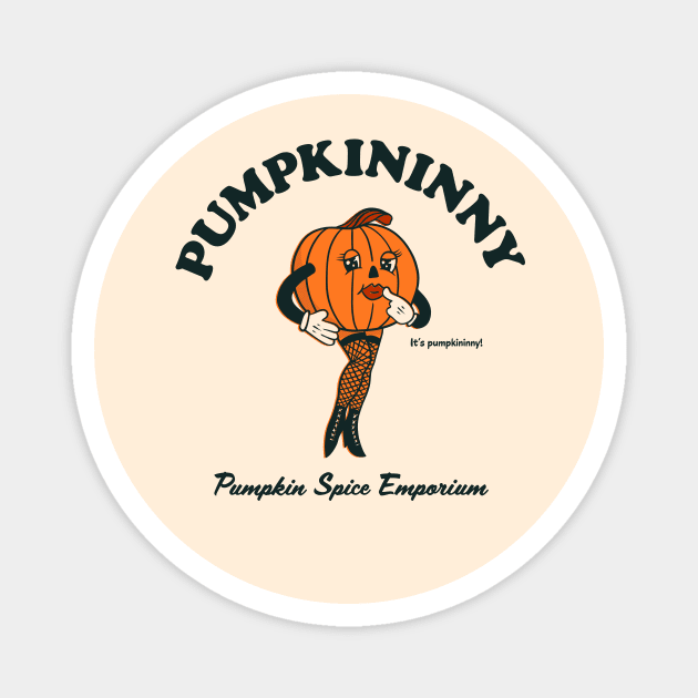 Pumpkininny Pumpkin Spice Emporium Magnet by Wild Hunt